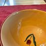 Nicholas Mosse Red lawn set of two , 4 inch jug and a 6 inch diameter bowl . Both have blemishes but perfect for  display Image 8