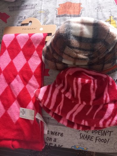 2 Hats & Scarf Brand New