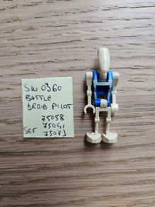 lego sw0360 battle droid pilot, set 75058, 75041, 75073
