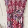 Girls patterned dress Image 4
