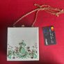 embellished bag with green stones Image 3
