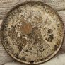 Great Britain 1894 Queen Victoria Penny Silver Plated Image 2