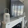 Lanterns, for candles. Gorgeous white wicker. 2 for sale Image 6