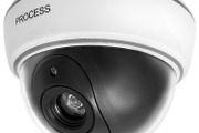New Realistic Dummy Fake Security Camera Surveillance Indoor CCTV Red LED #1243