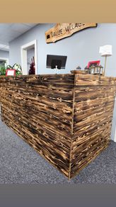 Custom-built reception /Home Bar. Open to offers