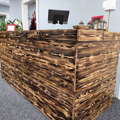 Custom-built reception /Home Bar. Open to offers