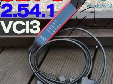 2024 SDP3 2.54 v2.53 VCI3 SCAN Trucks Heavy Duty Diagnostics OBDII Scanner for Scania VCi3 With Activator WIN 10 Unlimited