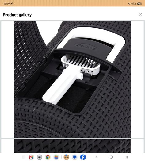 Enclosed Cat Litter Tray System - Curver  27 Litres
