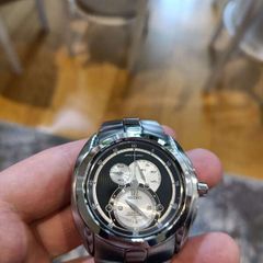 Gents Seiko Arctura Kinetic Chronograph Stainless Steel Bracelet Watch