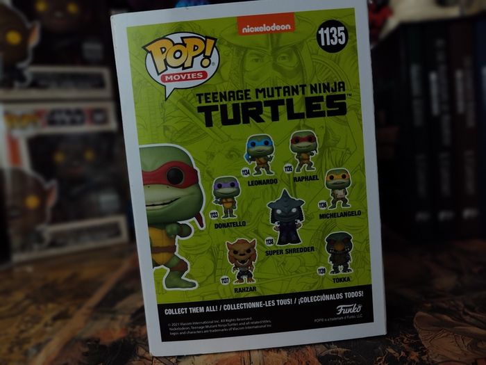 Raphael ! Funko POP Vinyl Figure ! Teenage Mutant Ninja Turtles ! TMNT ! 2021 ! POP Movies !