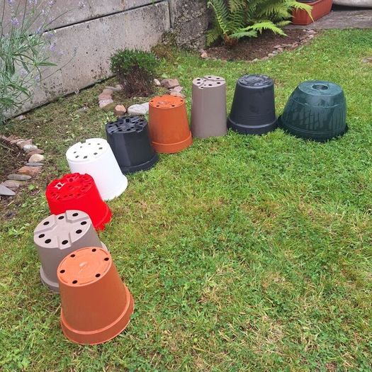 Plastic  Plant Pots Set of 9 Or Individual