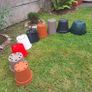 Plastic  Plant Pots Set of 9 Or Individual Image 3