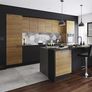 light oak slab kitchen doors Image 2