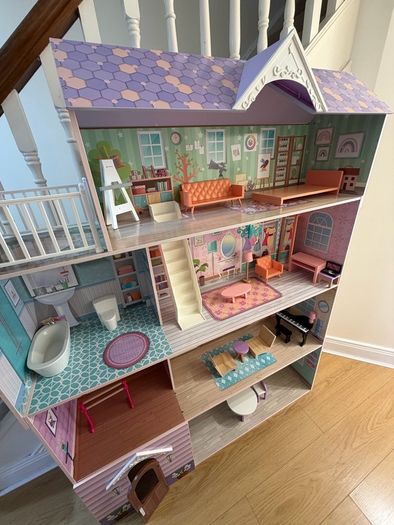 wooden doll house