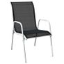3 Piece Bistro Set Steel Black Image 5