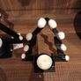 2 x candles tree metal tealight holders Image 3