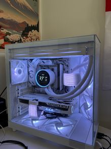 High-end White Gaming Pc  Ryzen 7 9800x3d Rtx 5060 Ti 16gb  32gb Ddr5  3tb Ssd (open to offers)