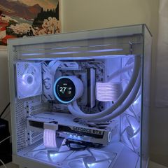 High-end White Gaming Pc  Ryzen 7 9800x3d Rtx 5060 Ti 16gb  32gb Ddr5  3tb Ssd