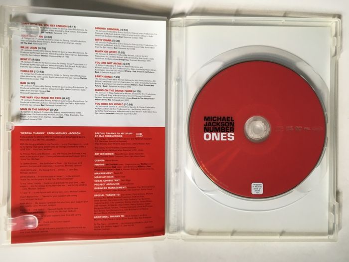 Michael Jackson [2003] Number Ones [Music DVD]