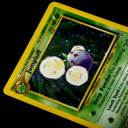 Jumpluff 7/111 Holo Rare Baby Neo Genesis WOTC Pokemon Card 2000