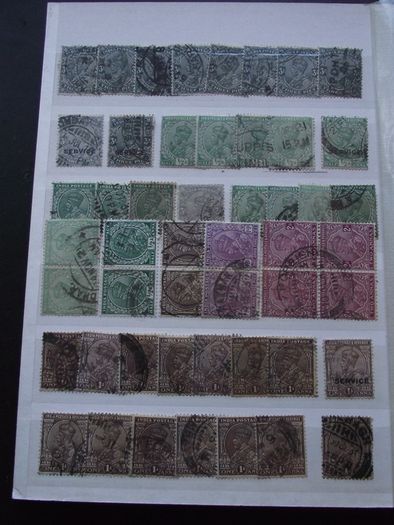 A nice collection of Stamps from India, presented in the album