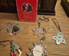 Newbridge Silverware Christmas Ornament Bundle (5) | Holiday Decorations