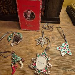 Newbridge Silverware Christmas Ornament Bundle (5) | Holiday Decorations
