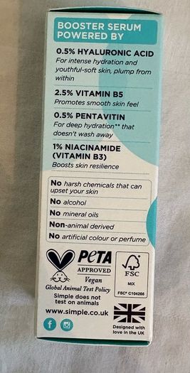 Hyaluronic & B5 boosting serum