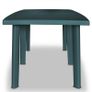 Garden Table Green 210x96x72 cm Plastic Image 4