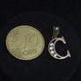 Vintage Sheffield 9ct Gold Letter C Pendant Fully Hallmarked Image 4