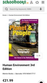 Planet and People The Human Environment 3rd edition Leaving Cert Geography