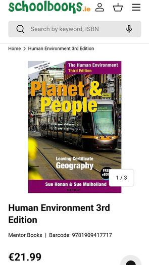Planet and People The Human Environment 3rd edition Leaving Cert Geography