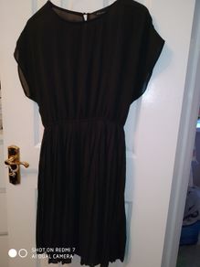 Black skater dress