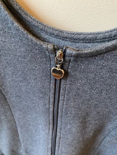 F&F grey pinafore x2 age 7-8