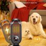 Electric Space Heater, Portable Room Heater Energy Efficient 1500W PTC Fast Heating, Ceramic Fan Heaters with Thermostat, Timer & 3 Modes, Overheat & Tip Over Protection for Office Bedroom Image 3