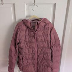 pink Uniqlo jacket