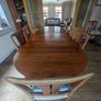 Solid Wood Extendable Dining Table & 8 Chairs Image 2