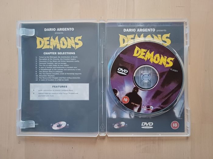 Demons - Director's Cut - Dario Argento & Lamberto Bava DVD Zombie Horror Movie 1987