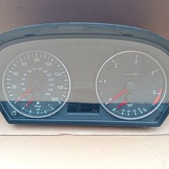BMW E90 diesel instrument cluster (with white dials and red needles)