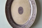 antique meat serving dish plate