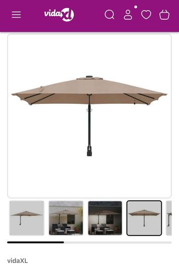 Garden Parasol - Wall Mounted