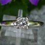Vintage 1940/50s 0.5ct Diamond Solitaire Ring - 18ct White Gold Image 7