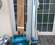 makita sp600j plunge saw 240v x 2x1500guide rails