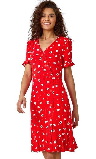 Roman Jersey Dress - Size 14