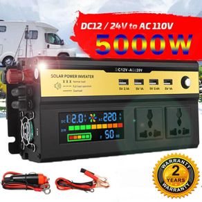 5000W Sine Wave Power Inverter High-Power Car & Solar Inverter (12V24V to 220V) - 26810