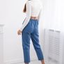 elegant pants with chain MADE IN ITALY   fits sm m l Image 2