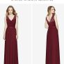 3 x Dessy burgundy bridesmaid dresses Image 2