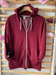hoodie topman size medium burgundy hoodie mint condition