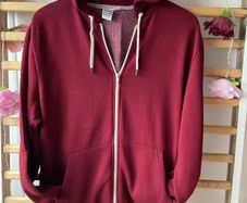 hoodie topman size medium burgundy hoodie mint condition
