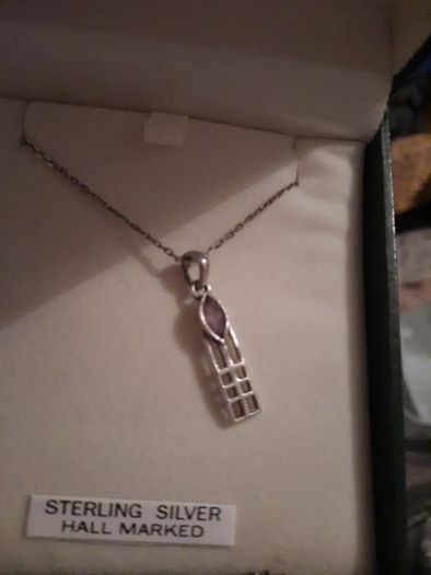 sterling silver necklace and bracelet